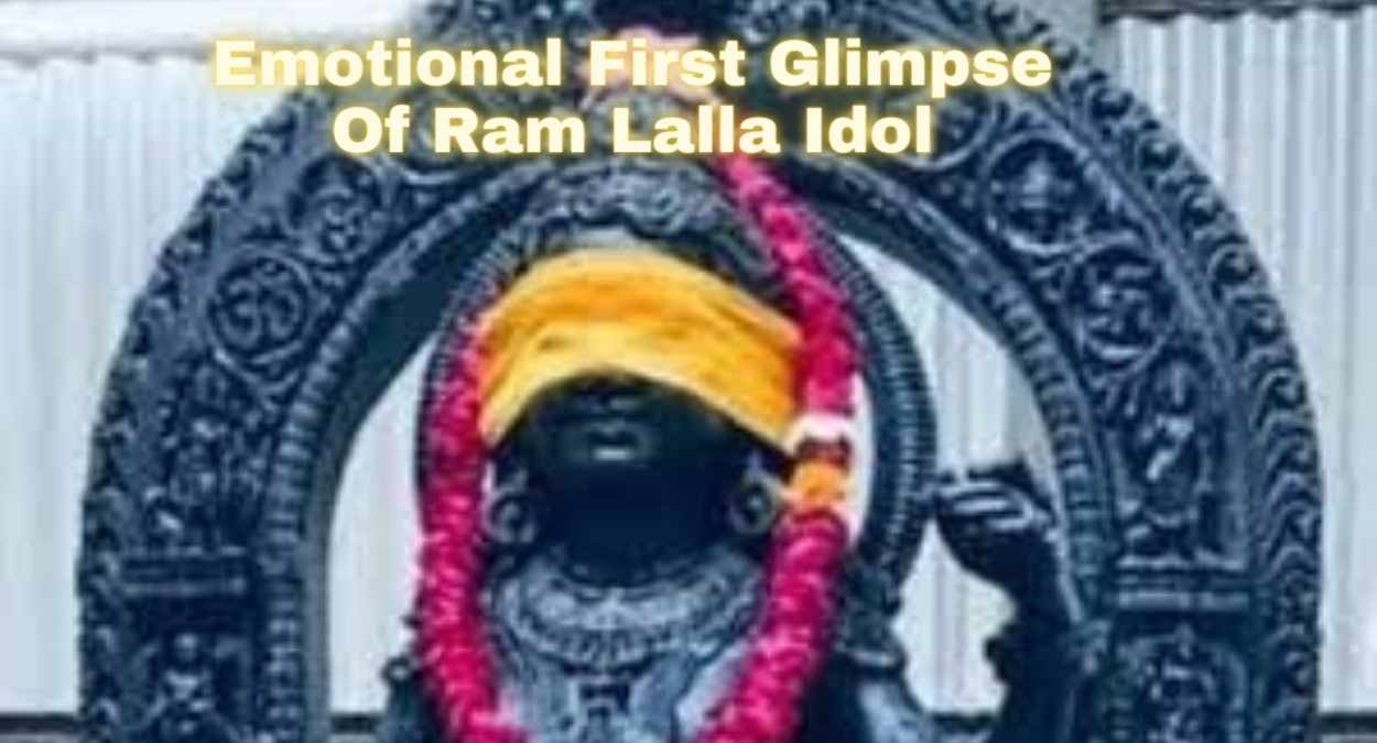 Emotional First Glimpse of Ramlala Idol