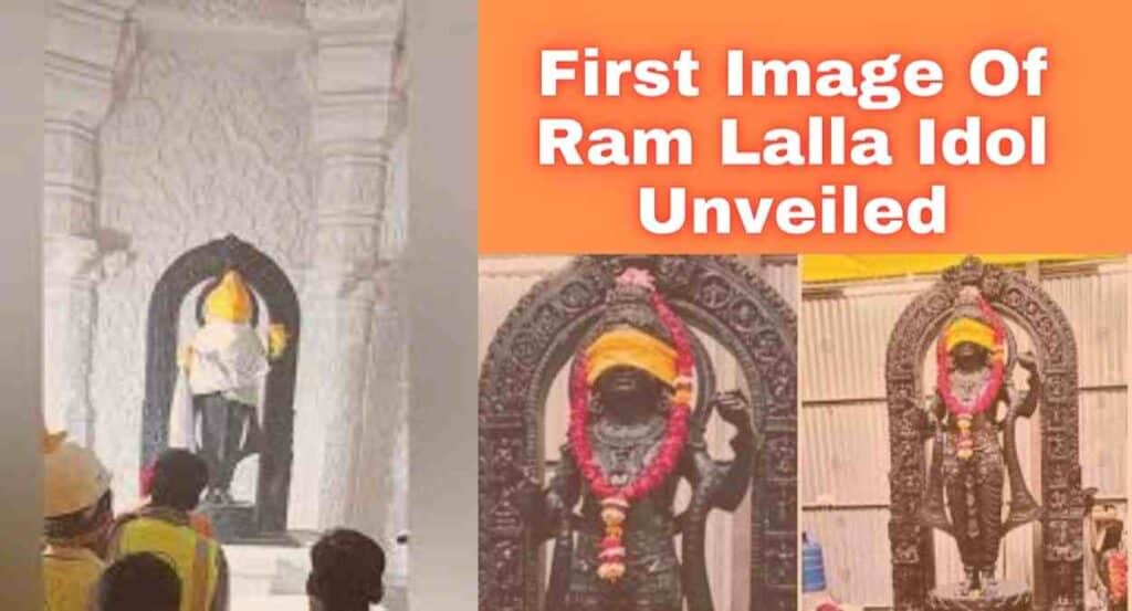 First Image of Ram Lalla Idol Unveiled
