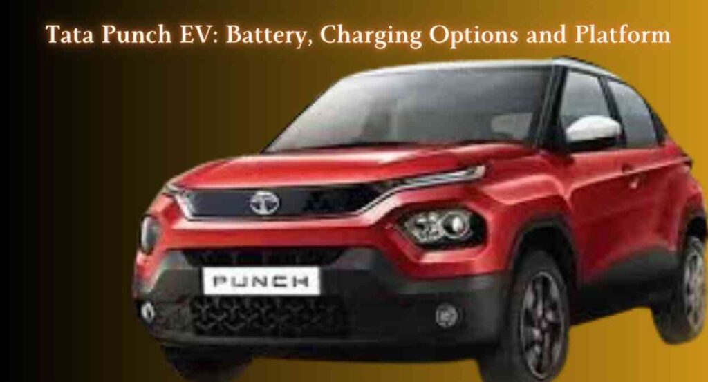 Tata Punch EV Battery, Charging Options and Platform